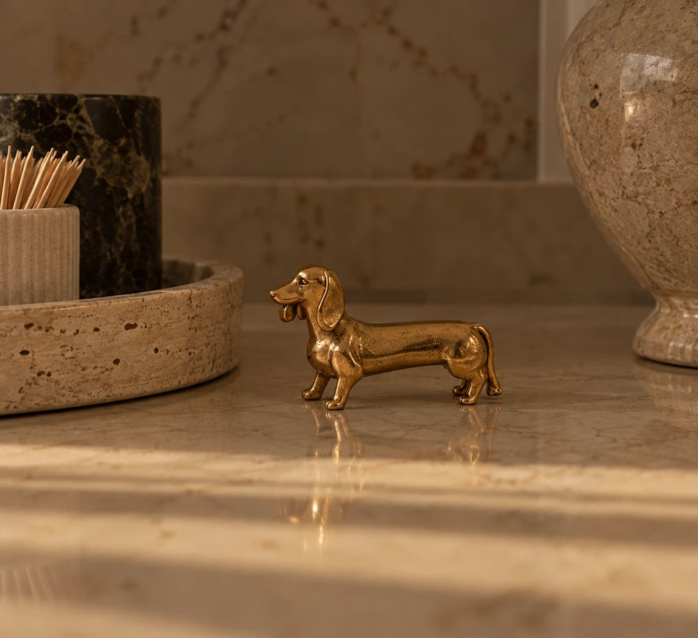 Brass Dachsund
