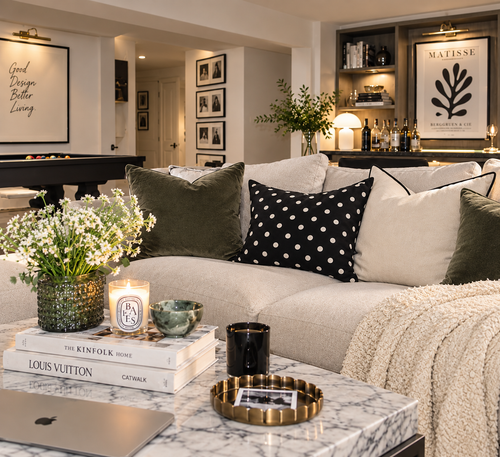 Chic Polka Dot Cushion Cover