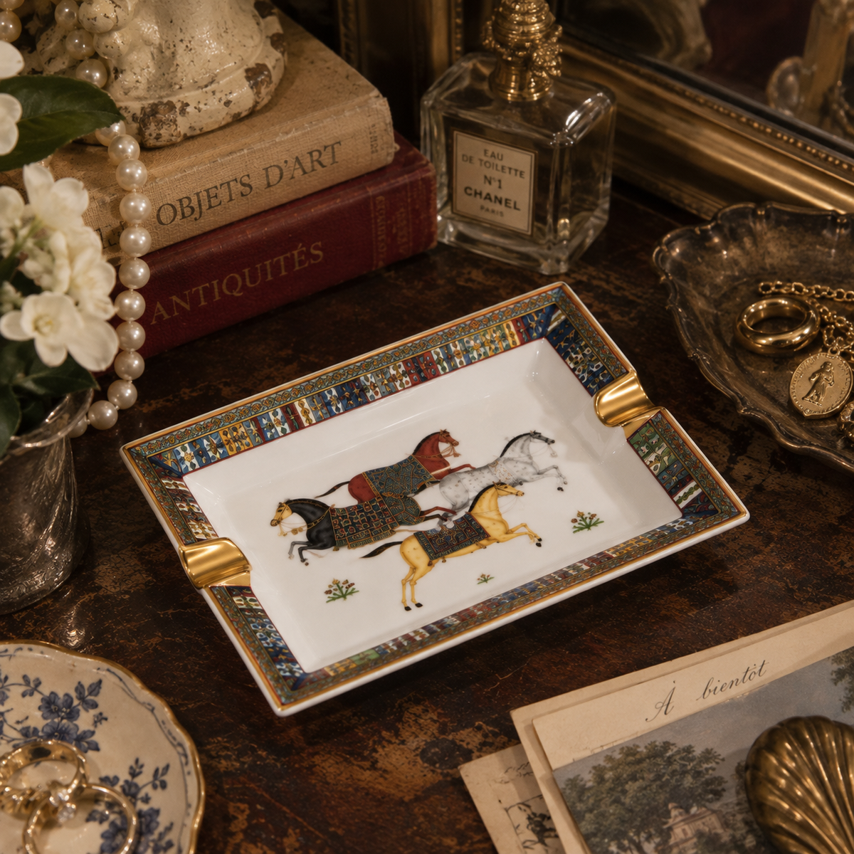 Equestrian Trinket Tray